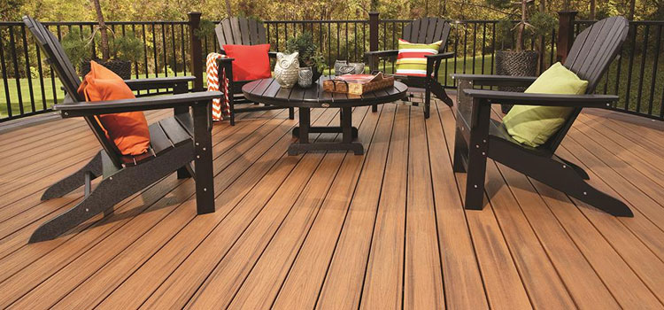 Black TREX Decking in Bell, CA