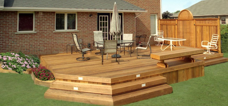 Cedar Composite Decking in Bell, CA