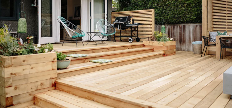 Cedar Decking in Bell, CA