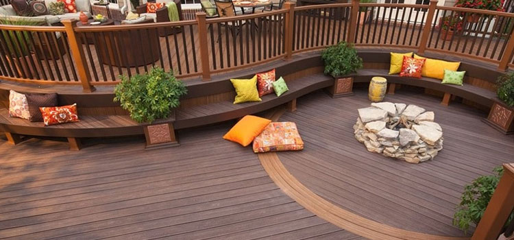 Gray TREX Decking in Bell, CA